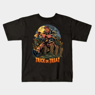 Halloween Zombie Trick or Treat Kids T-Shirt